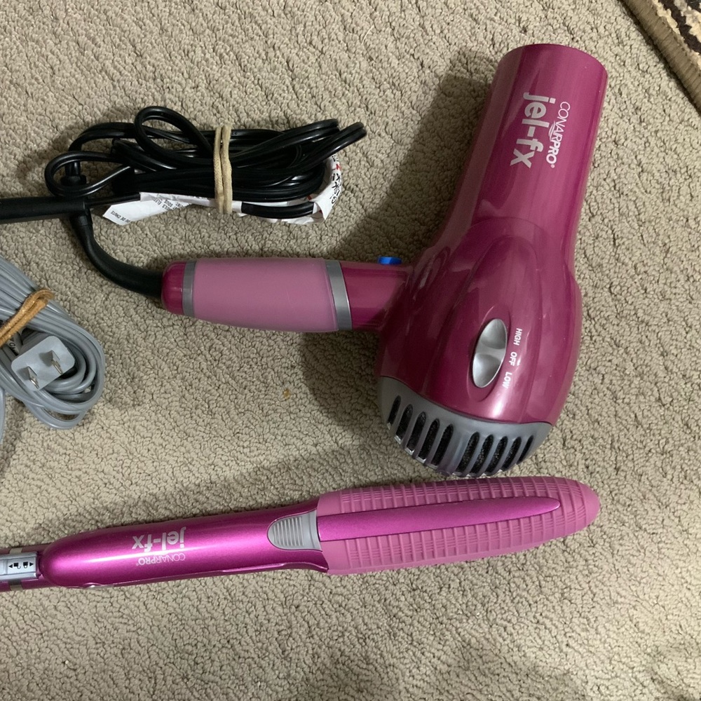 Conair ProJel-Fx blow dryer and flat iron combo
